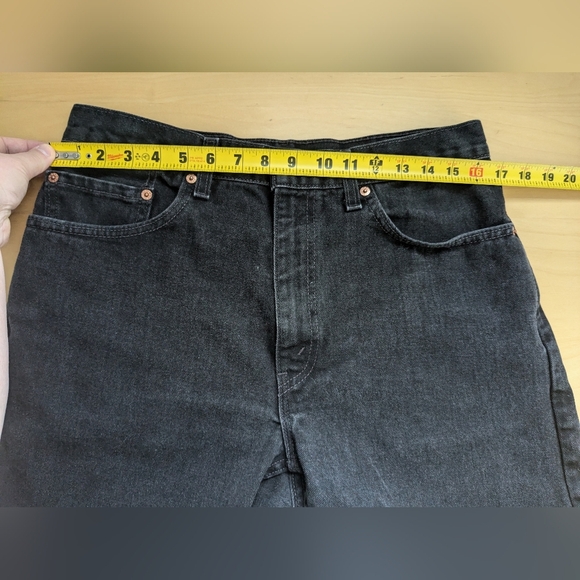 Levi's Black Jean Shorts - Picture 7 of 10